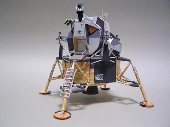 1/48 Apollo No 11 3d paper model DIY Handmade 3D Paper Model Casual Puzzle Trend Love Fantasy Papercraft Toy