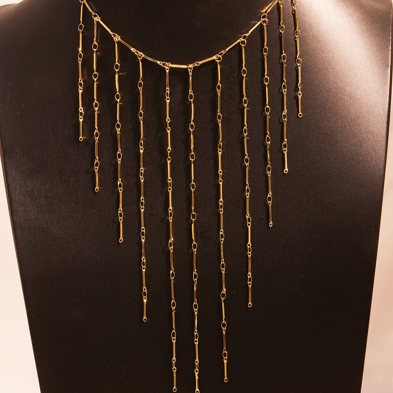 Natürliche Süßwasser Perle Halskette für Frauen 316 Edelstahl Gold Farbe Silber Lange Quaste Halsband Femme Elegante Schmuck – Detail 11