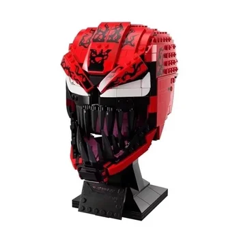Marvel Venom Mini Building Blocks Carnage Head Super Hero Spiderman MOC 3D Model 1