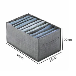 Closet Clothing Organizer and Storage Solution - 5Set (Gray 9 grids)