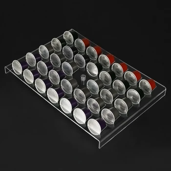 Vassoio portaoggetti per cialde di caffè Vassoio organizer per capsule di caffè vuote Organizzatore di capsule di caffè compatibile con cialde originali Nespresso 1