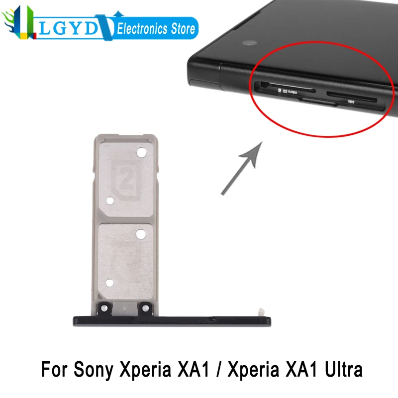 Vassoio Per Doppia Scheda Sim Per Sony Xperia Xa1 / Xperia Xa1 Ultra Sim Card Tray Adapter Parte Di Ricambio