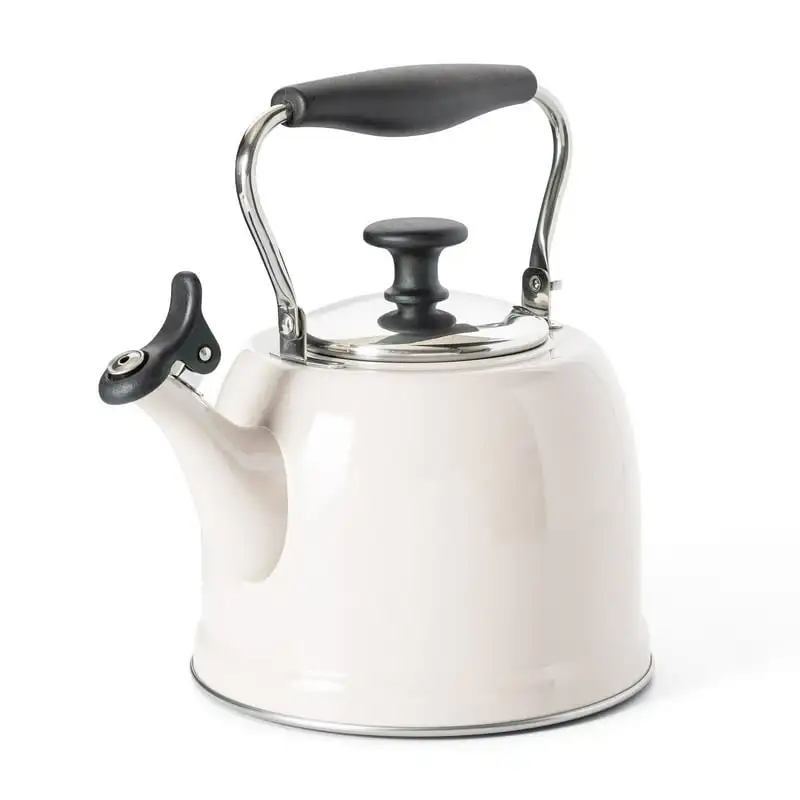 

Lily Pond Linen 2.2-Quart Stainless Steel Tea Kettle with Lid