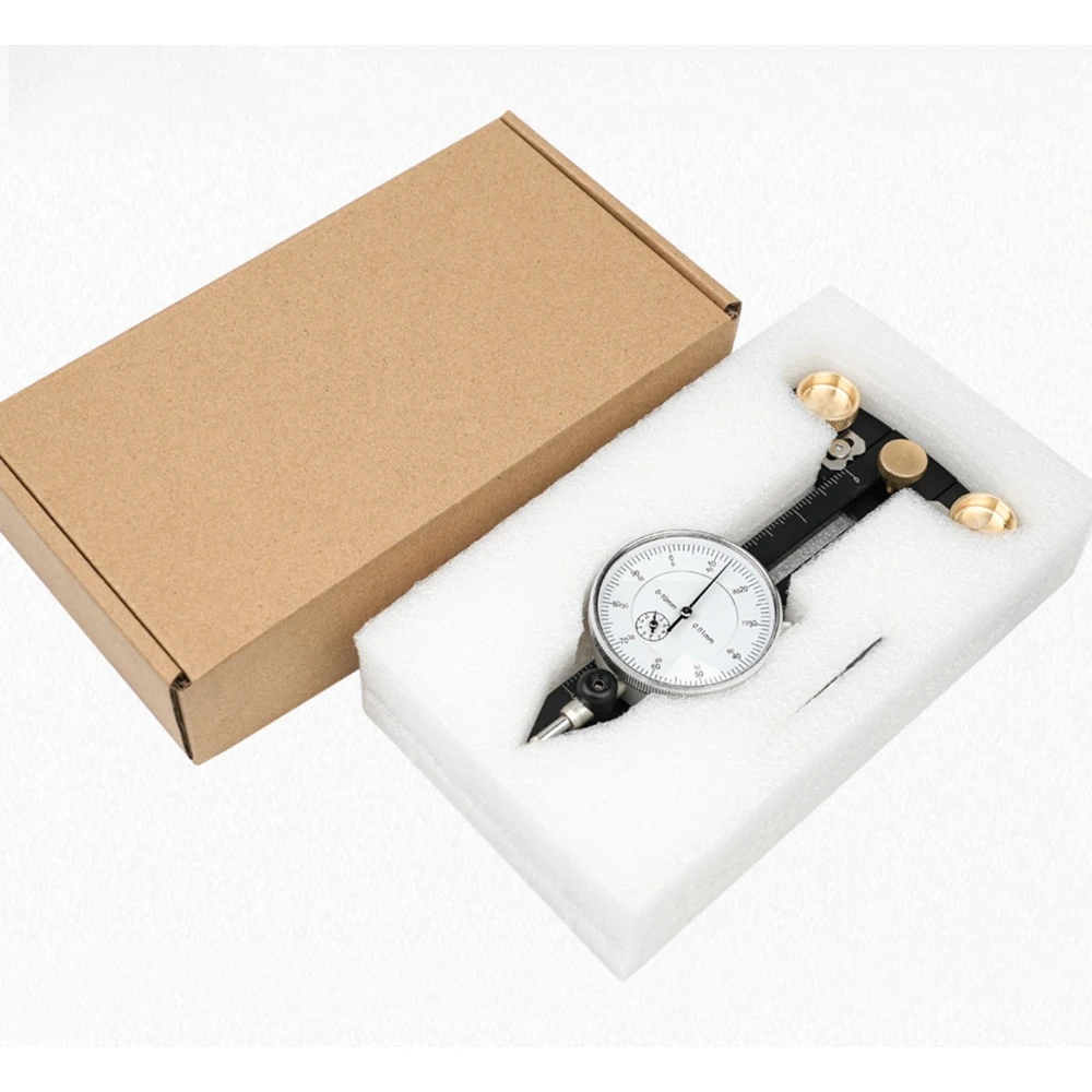 Table Saw Dial Indicator Blade Parallelism Correction Aluminum Alloy Adjustable Alignment Gauge with Align Tools