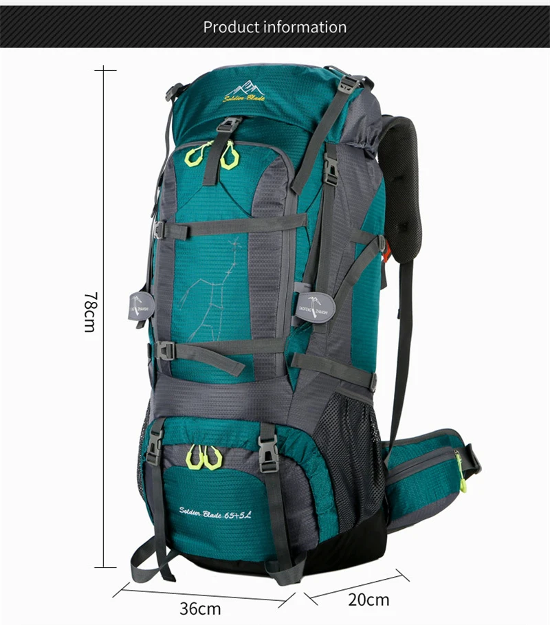 Fashion Outdoor Hiking Camping Mountaineering Travel Backpack Multifunction Bag Fashion Outdoor Hiking Camping Mountaineering Travel Backpack Multifunction Bag