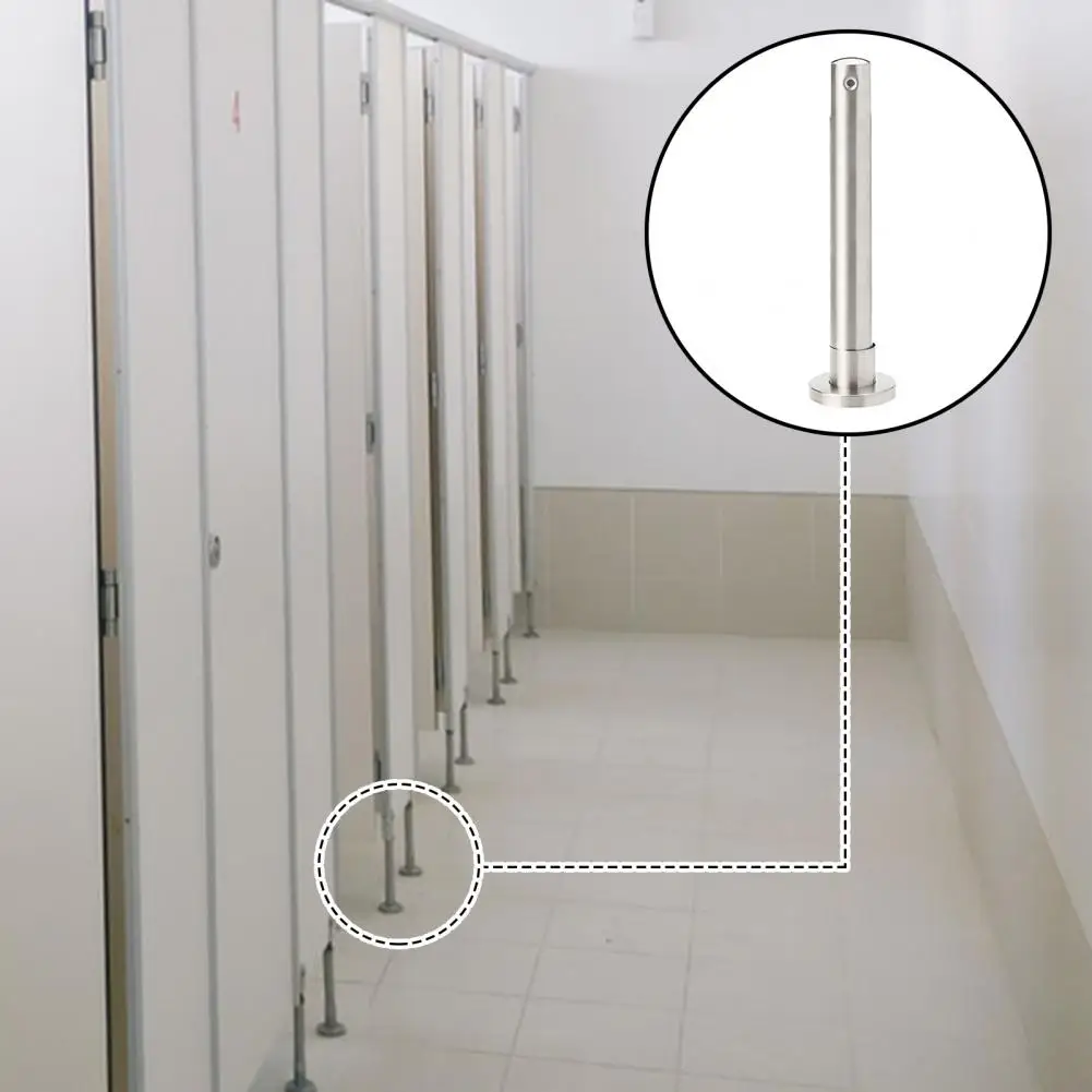 Kitchen Partition Support Legs Stainless Steel Bathroom Partition Support Foot Glass Clamp Bracket Toilet Hardware Parts Easy