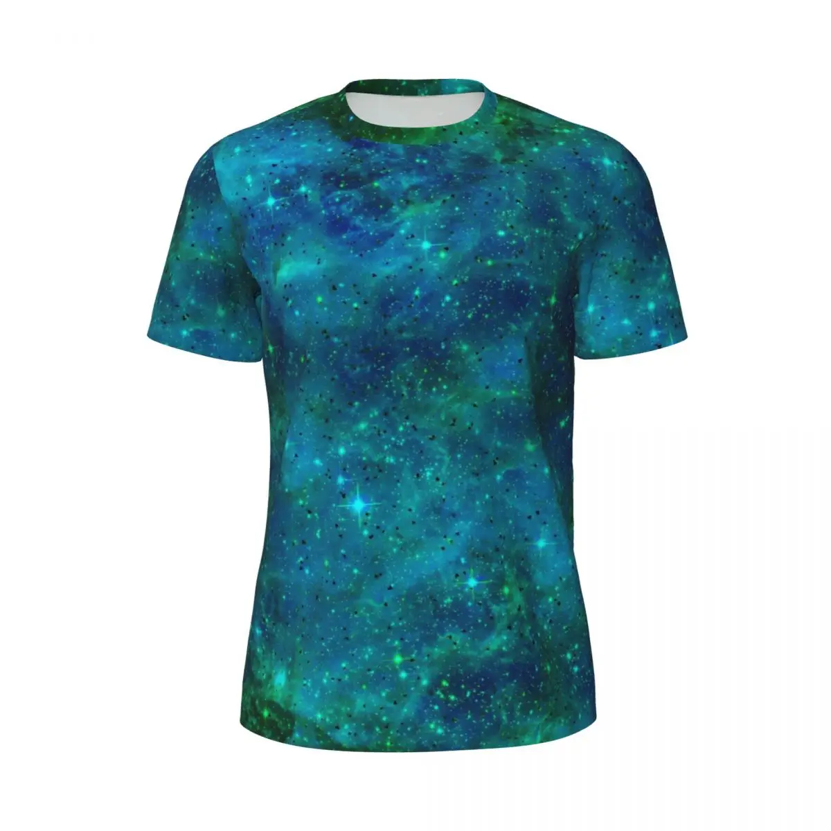 Футболка мужская для спортзала, модная тенниска с принтом астероидов, астрономических созвездий, галактики, винтажная одежда с круглым вырезом, лето