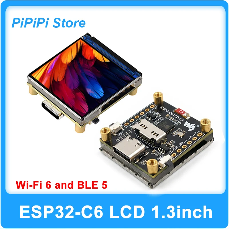 รูปสินค้า บอร์ดพัฒนา ESP32 C6 จอ LCD 1.3 นิ้ว WIFI BLE สำหรับ Arduino