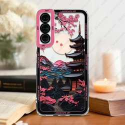 Soft Cover Landscape Art Phone Case - A52 4G A52 A52S 5G (E01)
