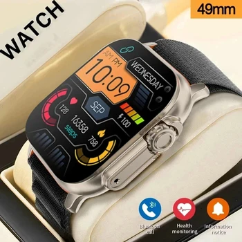 Nuovo Smartwatch da Uomo 2026 con Schermo HD da 2,01 Pollici, Chiamate Bluetooth, Monitoraggio Salute e Fitness, Modalità Multi-Sport per Android e iOS