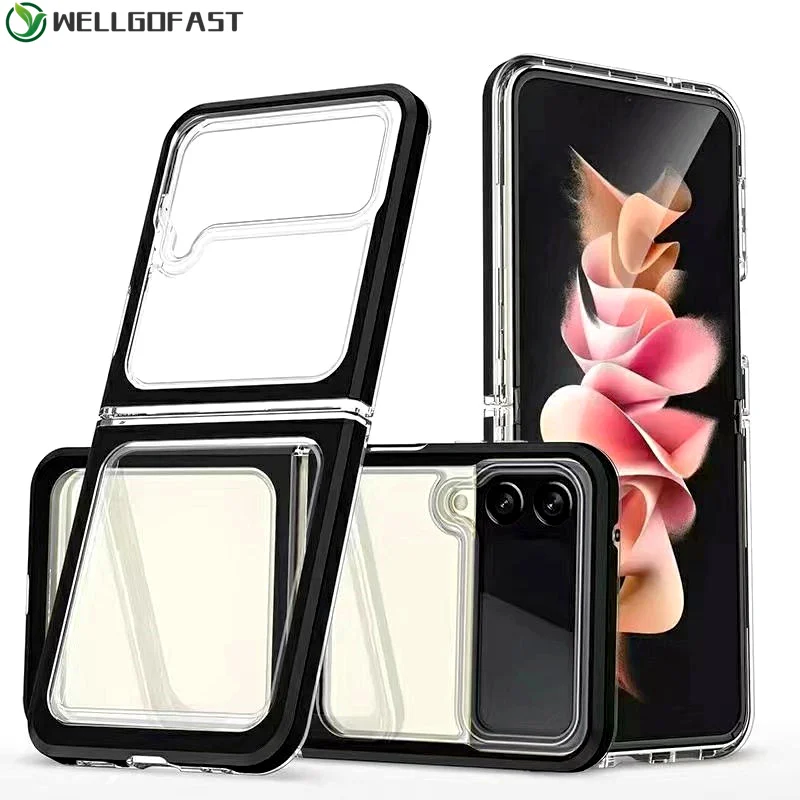 Custodia Per Telefono Flip Mirror Per Samsung Galaxy Z Flip 3 5G Flip3 Z3 Custodia Protettiva Antiurto Per Samsung Z Flip 3 Zflip3 Zflip 3