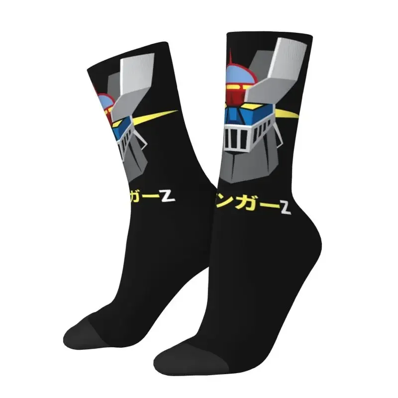 

Mazinger Z Men's Crew Socks Unisex Funny Anime UFO Robot Spring Summer Autumn Winter Dress Socks
