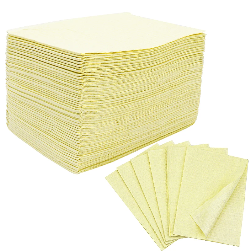 Disposable Waterproof Tattoo and Nail Table Cover - 125PCS Cotton Plush Pads