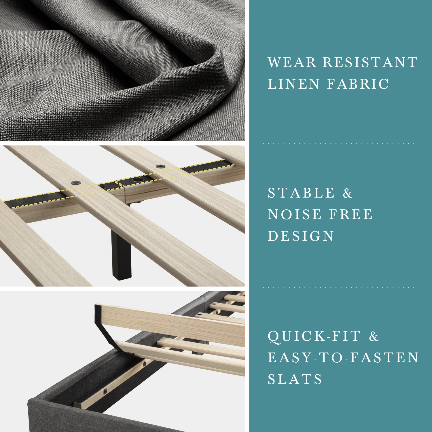 Upholstered Bed Frame 4