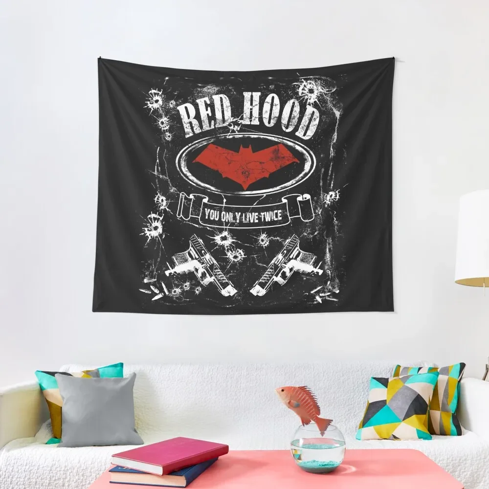 

Red Hood - label whiskey style Tapestry Hanging Wall Room Aesthetic Tapestry