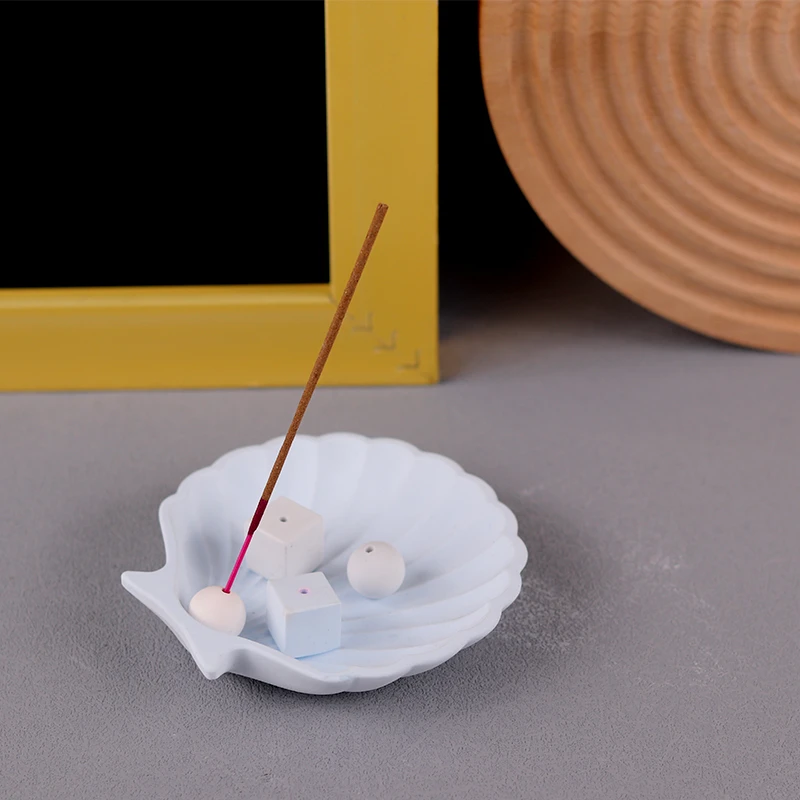 Description Picture 5 of item2PCS/Set Incense Tray Silicone Mold DIY Resin Plaster wood Coil Base Molds Handmade Incense Burner Dish Craft Making Home Decor