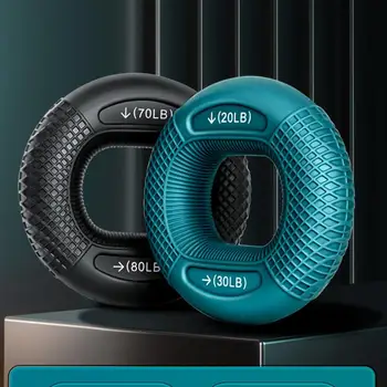 Silicone Finger Gripper Ring Hand Muscle Strengthener Ring Wrist Finger Trainer Exercise Carpal Expander Workout Fitness Device 2