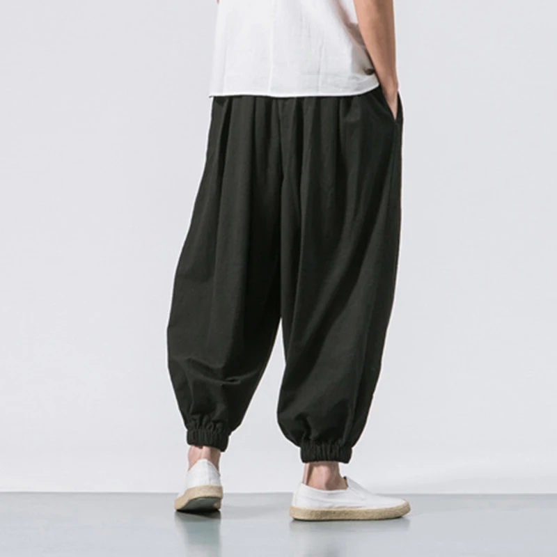 Men'S Jogger Sweatpants Harajuku Loose Men Harem Baggy Pants Solid Casual Trousers Male Casual Oversized Streetwear 6