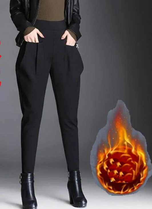 

Autumn Radish Pants Women Trousers Winter Velvet Fashion Harem Pants