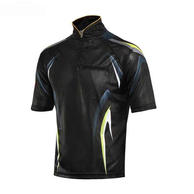 Chemise De Pêche Homme The American Outdoorsman – Manches Courtes, Taille M, Bleue