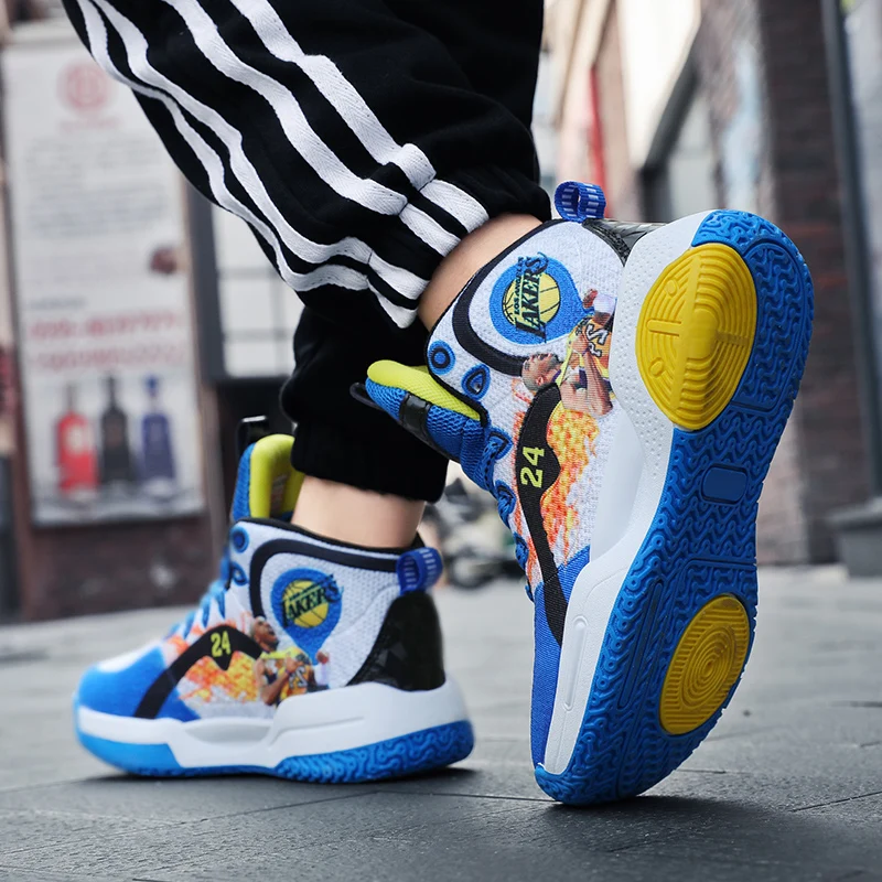 Basketball Men Boots Luxury High-Quality Breathable Training Sports shoes Original Athletic Boys Brand Street Basketball shoes 4