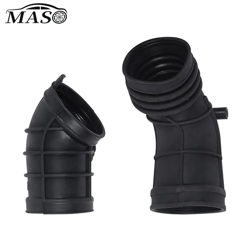 Black Rubber Air Intake Duct Hoses Fit For Bmw E46 Part Number 696059, 13541435627 Intake