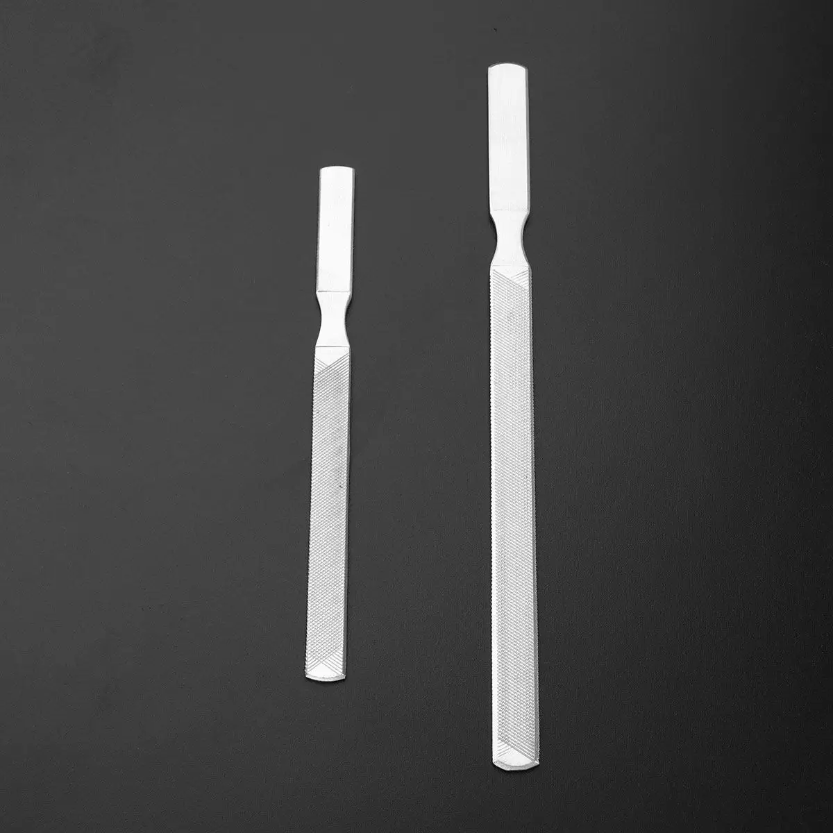 1세트 스테인레스 스틸 네일 파일 매니큐어 페디큐어 도구 13cm 5.1인치 18c..