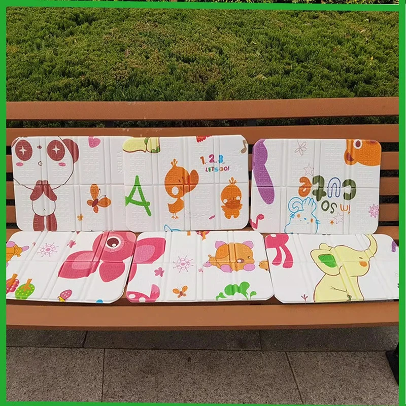 접이식 좌석 쿠션 방습 쿠션 야외 캠핑 바닥 매트, 휴대용 미니 폼 매트 피크닉 매트 음악 축제