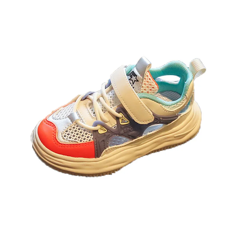

Children's Sandals 2023 Summer New Boys' Breathable Shoes Girls' Soft Sole Non slip Mesh Shoes