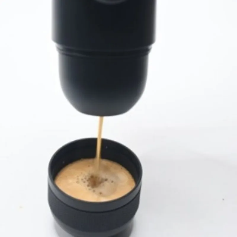 Household Convenient Capsule Coffee Machine Fully Automatic Electric Coffee Machine Wireless Extraction Rechargeable LCD Display