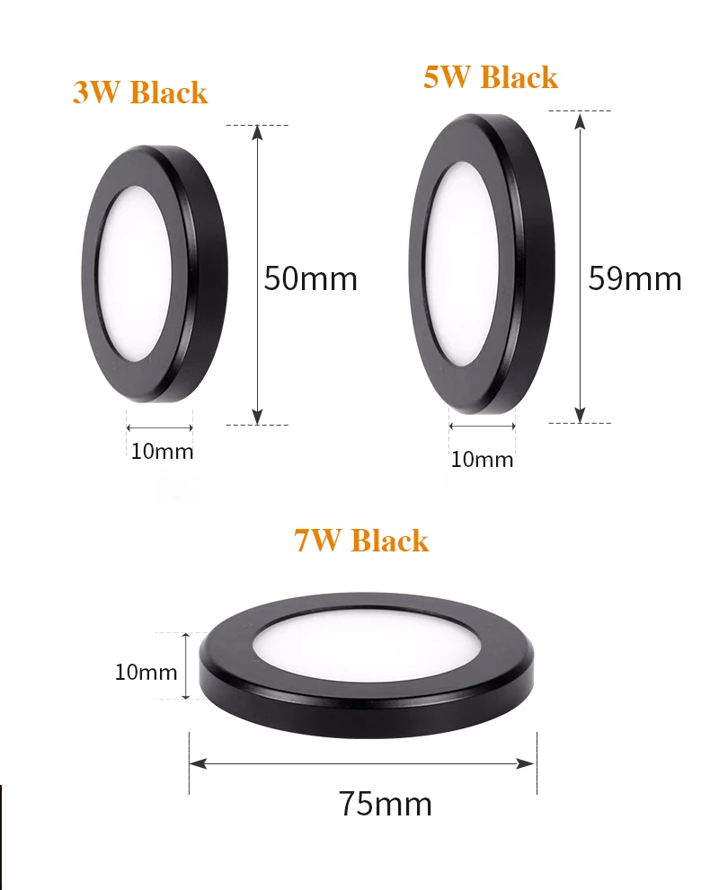 Description Picture 6 of itemUltra-thin small downlight LED spotlight cabinet wine cabinet display cabinet mini ceiling light 3W 5W 7W AC220V