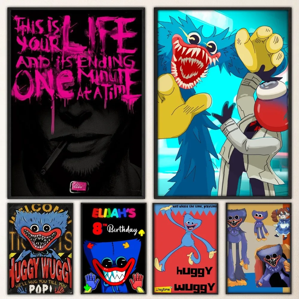 H-Huggy W-Wuggy Poster Stampe Poster Pittura Murale Camera Da Letto Soggiorno Wall Bar Ristorante Sticker Large