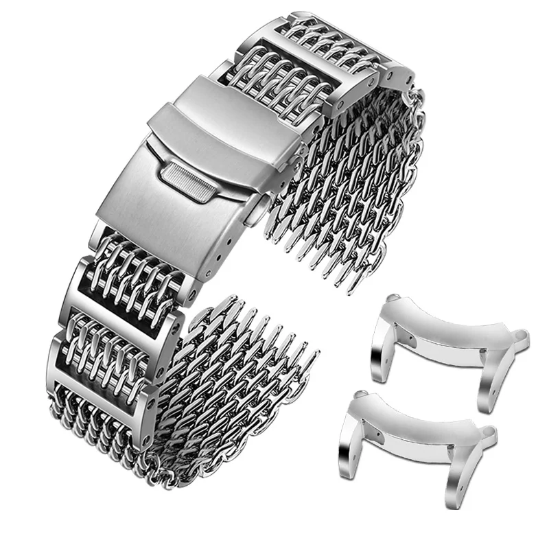 Cinturino In Gomma Siliconica Modificata Per Orologio Da Uomo Citizen Bj8050-08E/Bj8050 Connettore Speciale Convertitore Di Alette In Acciaio