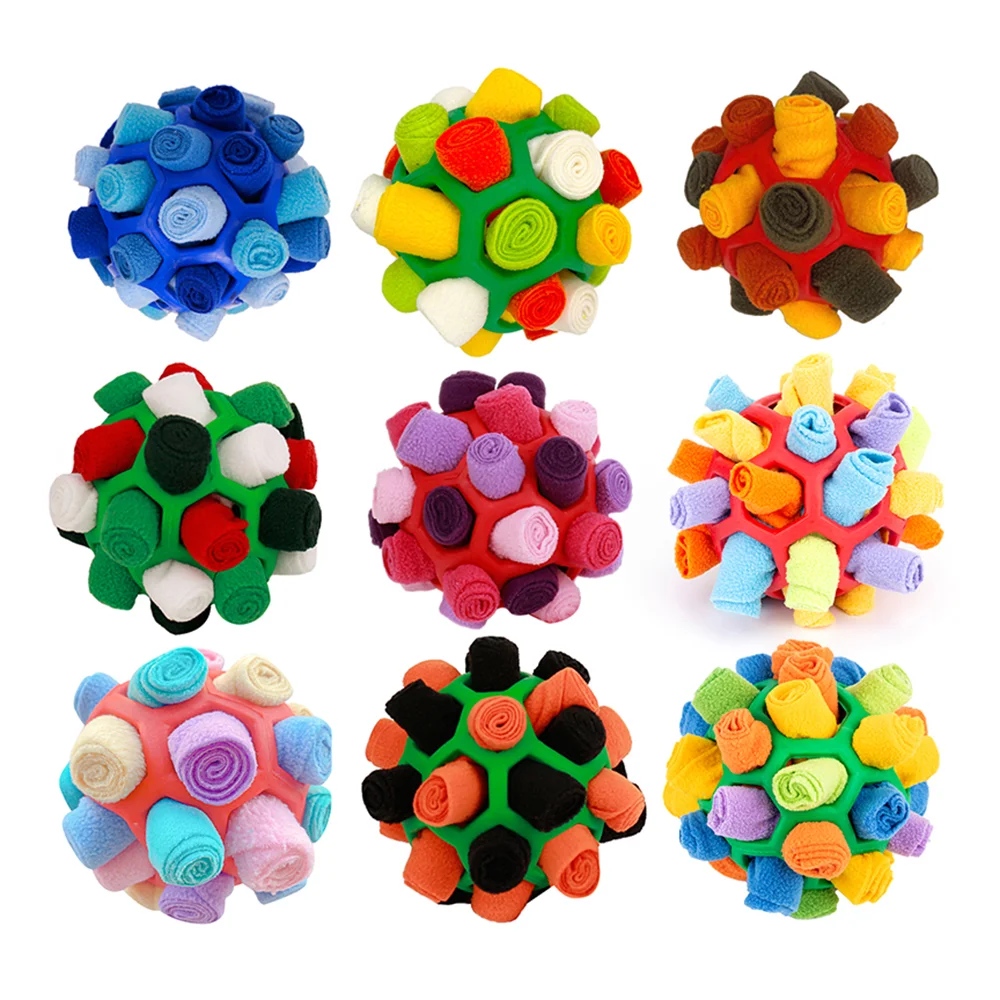 Interactive Dog Puzzle Toys Dog Sniffing Ball Slow Feeder Training  Educational Toy Encourage Natural Foraging Portable Dog Toys