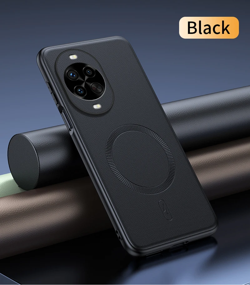 Magnetic Leather Shield Cover - High-Quality Anti-Fingerprint Non-Slip Case