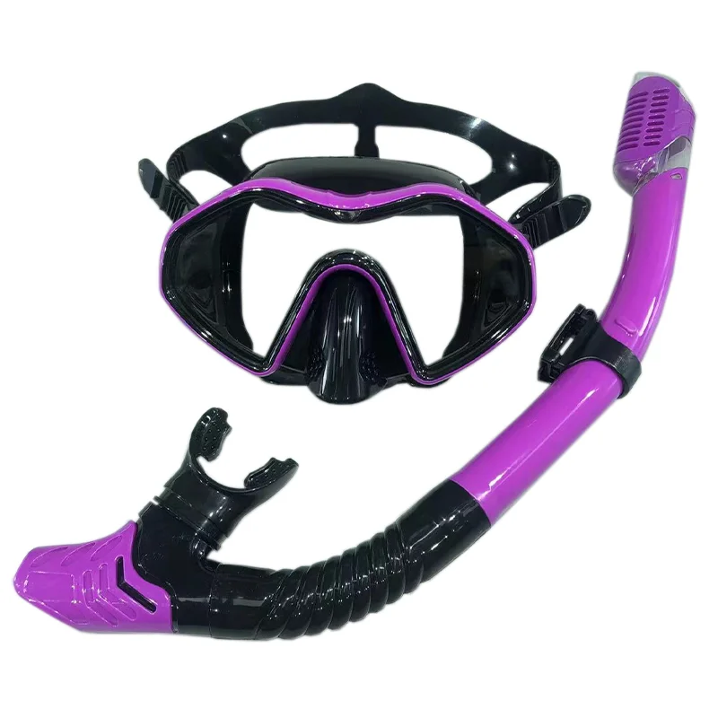 Description Picture 5 of itemQYQ Professional Snorkel Diving Mask and Snorkels Goggles Glasses Diving Swimming Easy Breath Tube Set Snorkel Mask