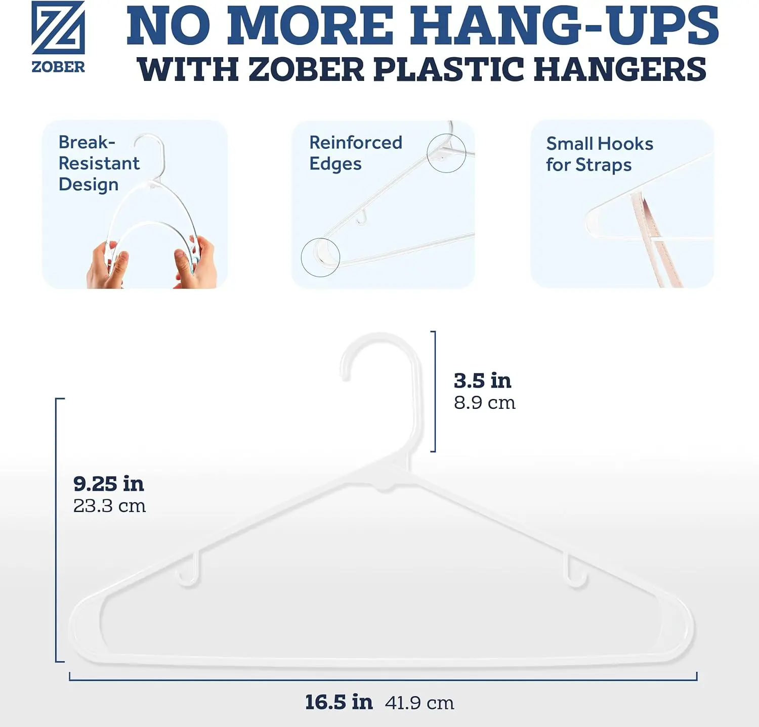 Plastic Hangers 100 Pack - White Plastic Hangers - Space Saving Clothes  Hangers for Shirts, Pants & for Everyday Use - AliExpress