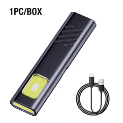 Magnetic Dual Light Source COB Work Light - Ultra Bright Handheld Emergency Repair Light (Black)