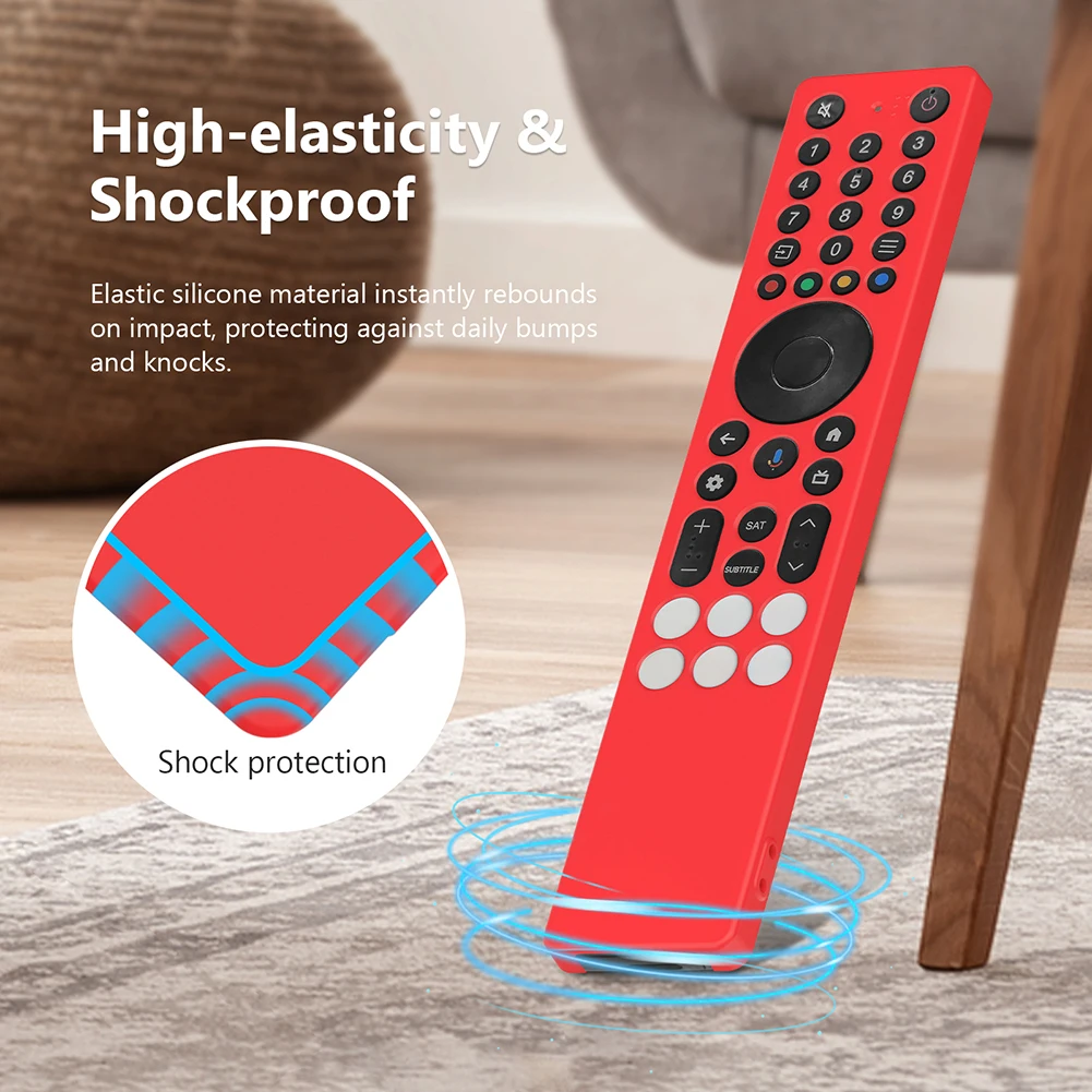 Remote control protect case for TCL RC833A with lanyard drop-proof RC cover waterproof television RC shell smart TV accessories