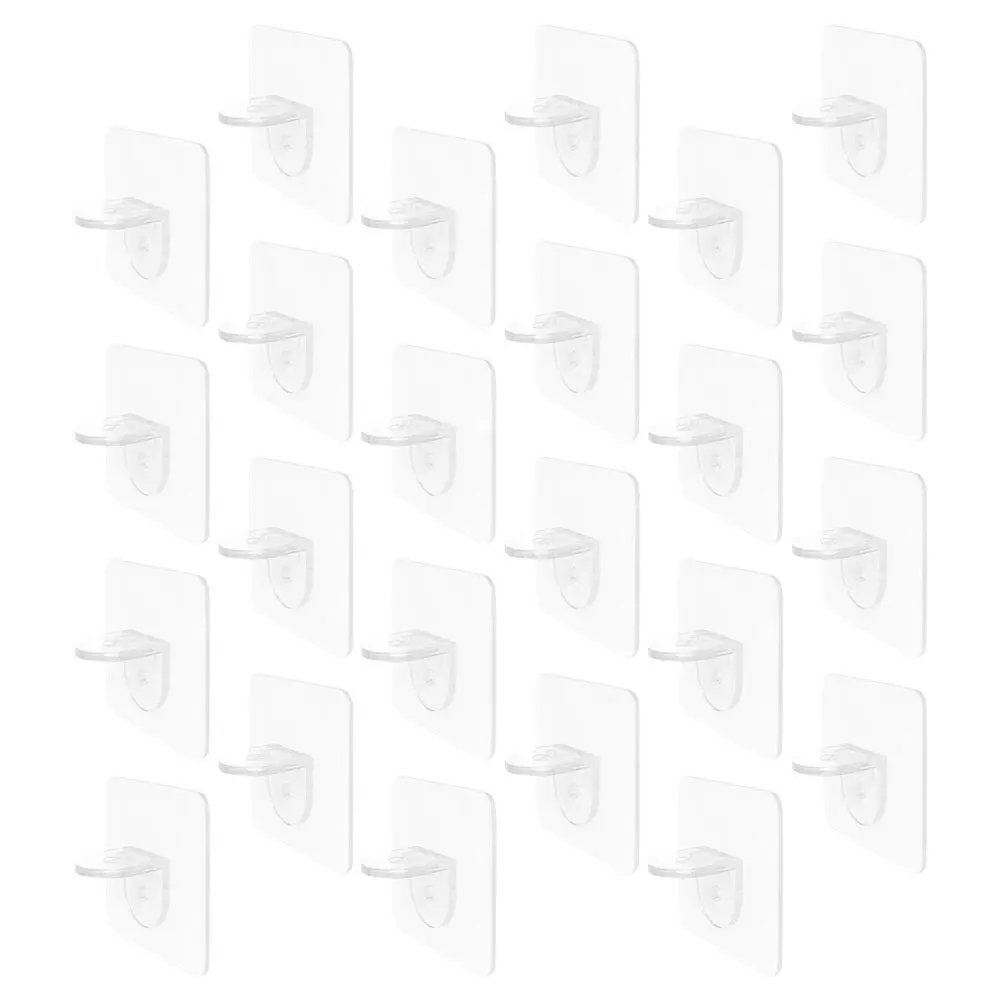 24개 선반 지지대 조절 가능 캐비닛 핀 드릴 없이 사용하는 잠금 클립 주방 캐..