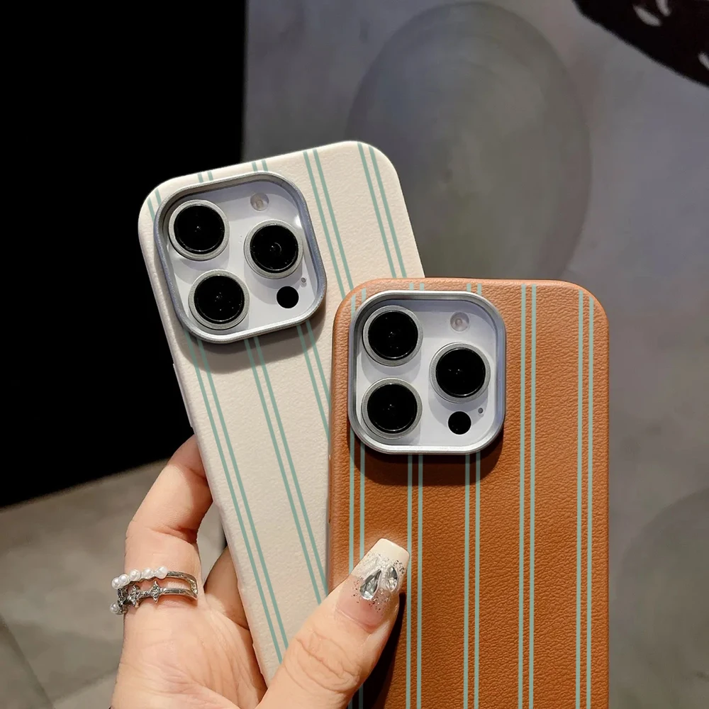 Luxury Fashion Green Line Soft Phone Case - Stylish Protective