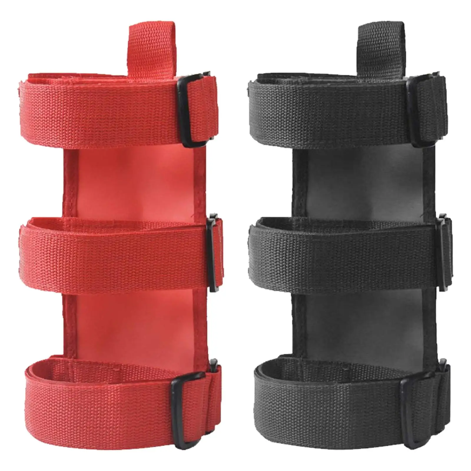Auto Cars Fire Extinguisher Fixing Holder Bracket Belt Strap Fit For Automobile 
