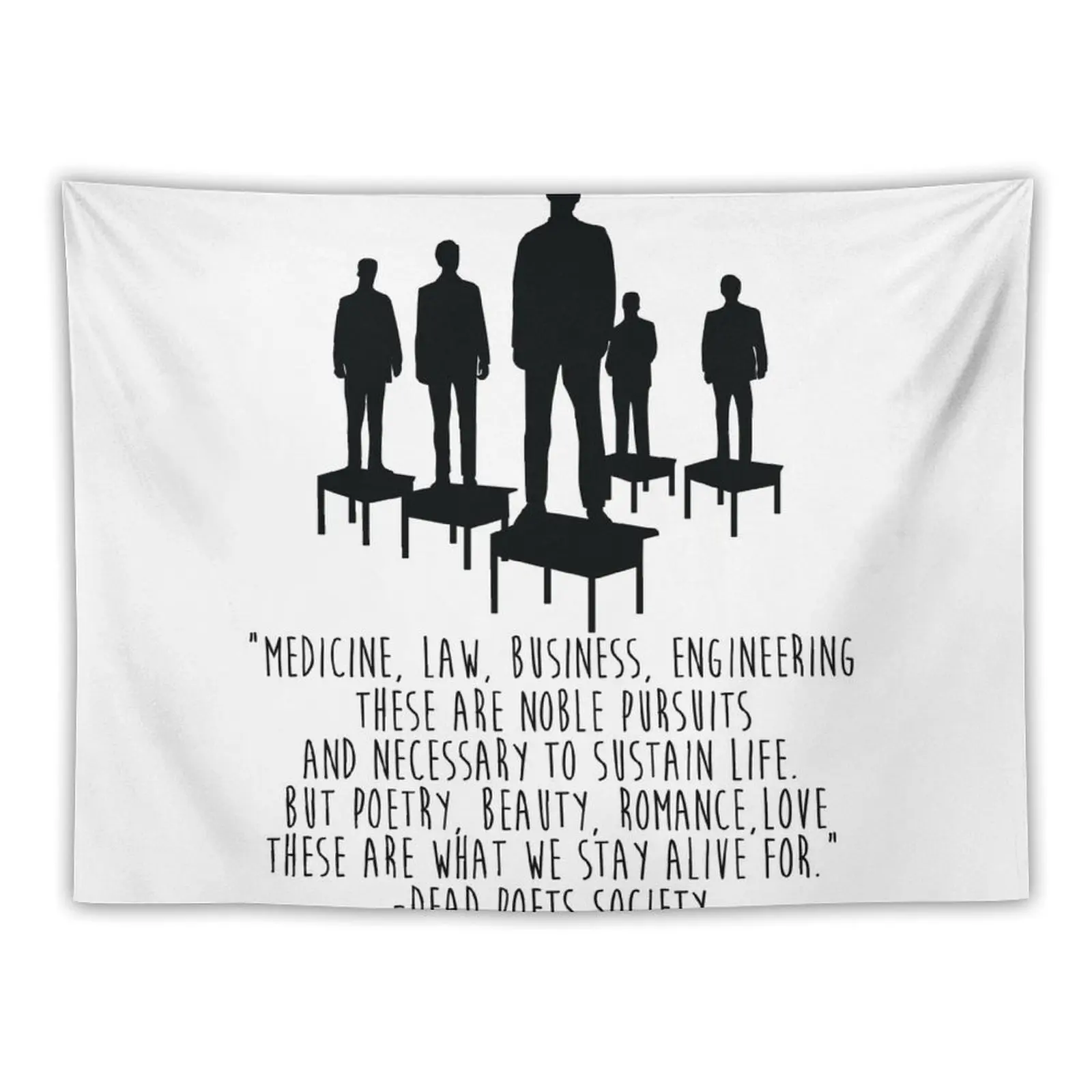 

Dead Poets Society Tapestry Luxury Living Room Decoration Wall Carpet Tapestry