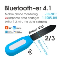 WiFi Bluetooth-compatible Plant Monitor Soil Tester Smart Track Intelligent Sensor Moisture Temperature Detector for iOS Android 2