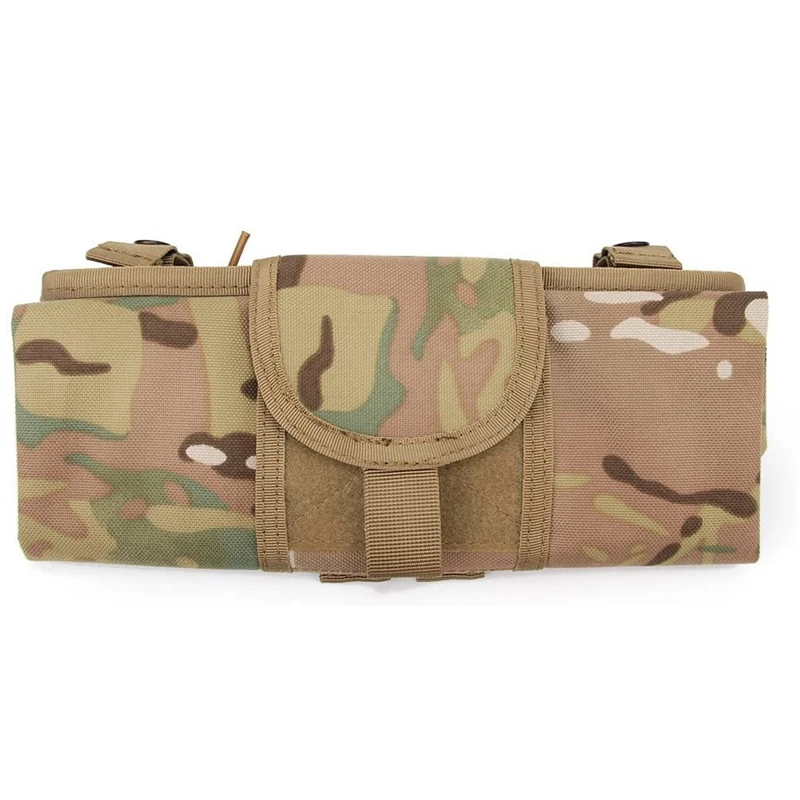 Tactical Molle Dump Pouch Folding Drop Drawstring Magazine Pouch Recovery Mag Storage Tool Bag Hunting Accessories