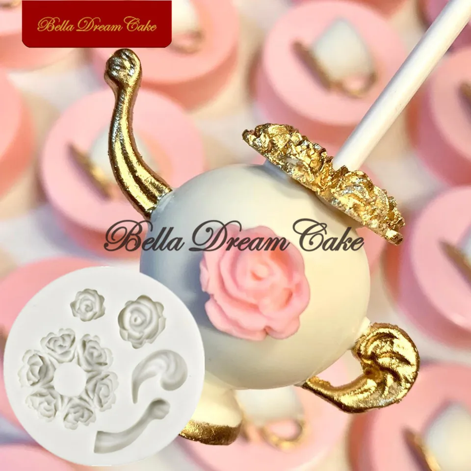 Stampi In Silicone Per Fiori Di Rose - Set Da 3 Per Dolci, Cioccolato E Saponi - Foto 9