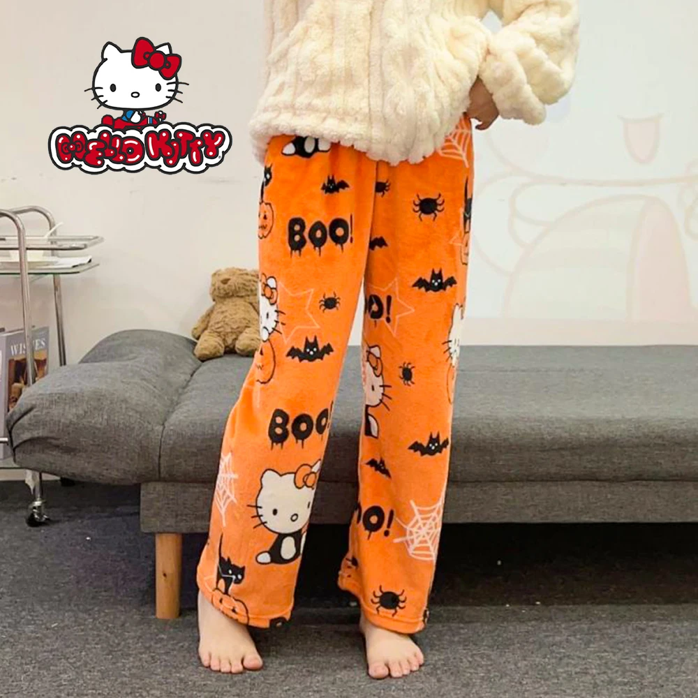 ハローキティ サンリオ パジャマ デ フラネラ ハロウィン