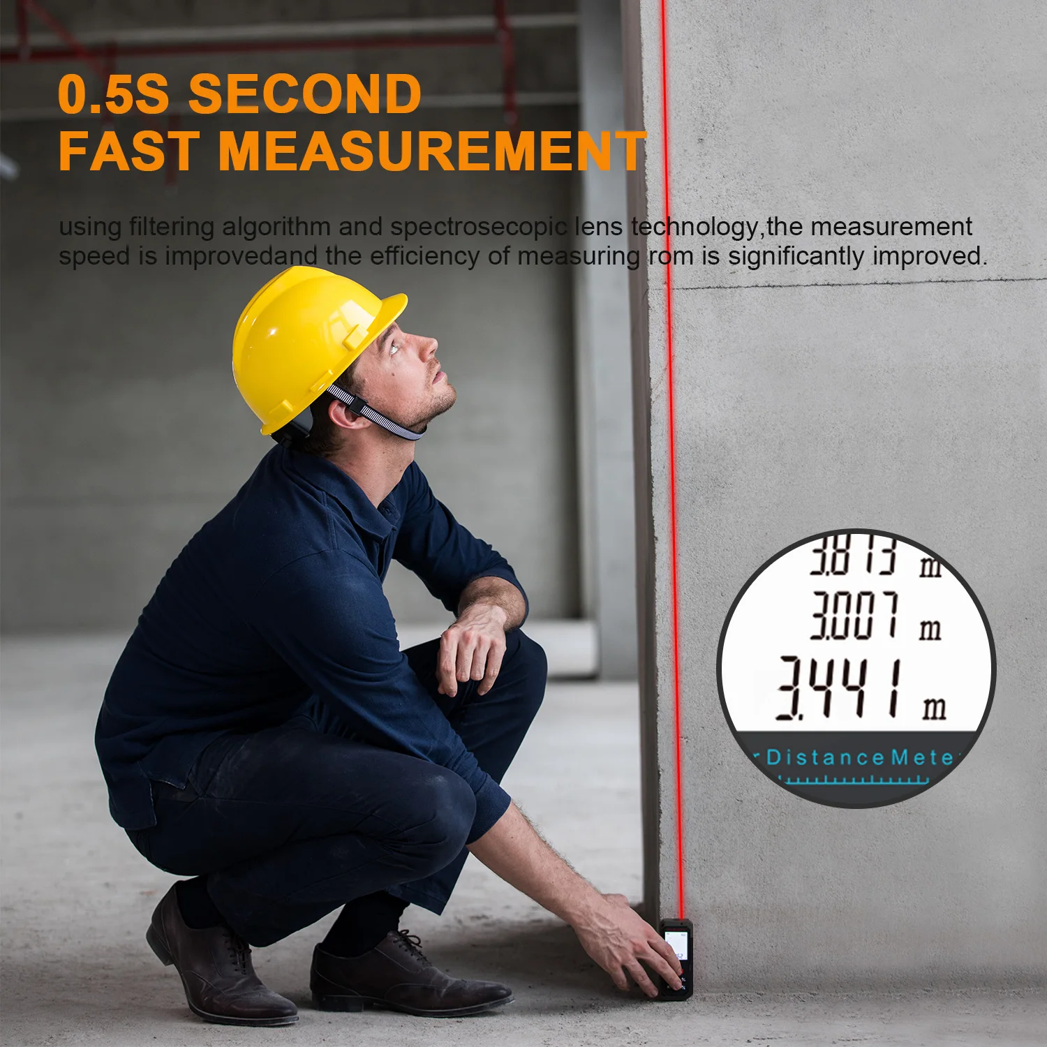 Laser Distance Meter X5 40M 60M 80M 100M High Precision Laser Tape Measure Multiple Measurement Electronic Ruler laser rangefinder distance meter laser tape measure tape measure