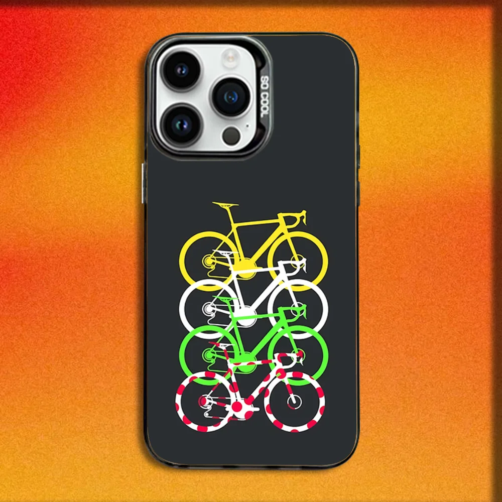 Bike Tour de France Shockproof Black Candy Matte Phone Case