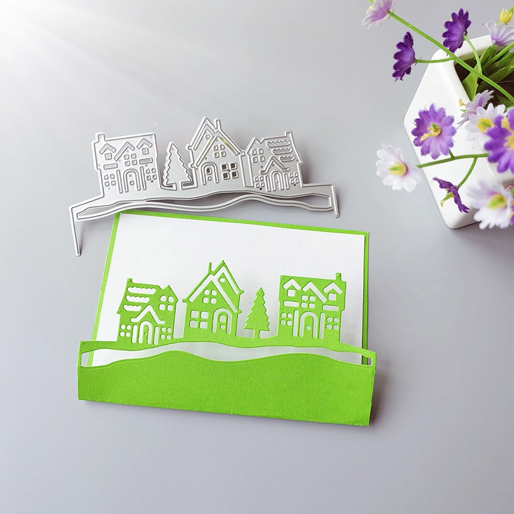 

New Christmas Greeting Card cutting dies scrapbook decoration embossed photo album decoration card making DIY crafts